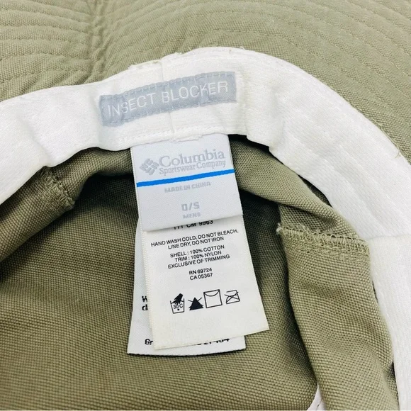 Columbia Khaki Insect Blocker Outdoor Hat OS - Picture 7 of 8